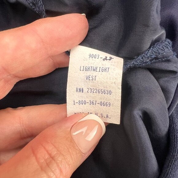 Zero Restriction Navy Golf Outerwear Vest Size L - Picture 9 of 9